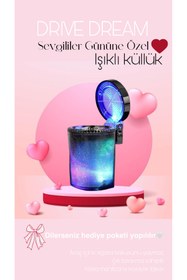 Resim Apexi Sevgililer Gününe Özel Araç İçi Işıklı Küllük 