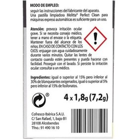 Resim Perfect Clean Kahve Makinesi Temizleme Tableti S 