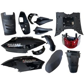 Resim Salcano Astro 100 Arka Karenaj Seti Siyah 