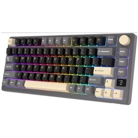 Resim Royal Kludge M75 RKM75-PT-KY 75% Kablosuz Us Gaming Mekanik Klavye 