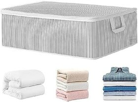 Resim Meleni Home 8nanli Çekyat Baza Tipi Hurç - Baza Altı Büyük Boy Saklama Hurcu 64 x 45 x 22 cm Gri, Meleni Home 