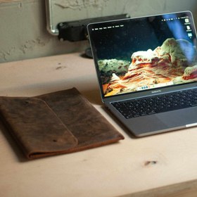 Resim Deri MacBook Kılıfı Çeşitleri 13"/14"/15" Macbook Air ve Macbook Pro - taba / 15" Macbook Air M2 / Hayır 
