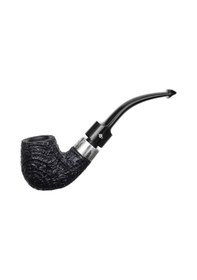 Resim Peterson Deluxe System Sandblasted 9s 9mm. Filtreli Vulcanite Saplı Pipo 205910 