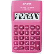 Resim Casio HL-815L-PK 8 Hane Pembe Hesap Makinesi 