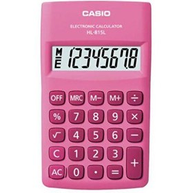 Resim Casio HL-815L-PK 8 Hane Pembe Hesap Makinesi 