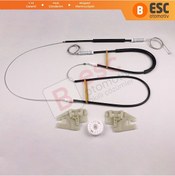 Resim BMW 3 E46 2001-2005 4/5 Kapı Makyajlı İçin Ön Sağ Cam Kriko Seti 