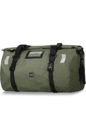 Resim Creatorally Motosiklet Kuru Çanta, Büyük Kapasiteli Su Geçirmez Silindir Çanta ile Rulo Üst Kapatma, Omuz Askıları, Yansıtıcı Tasarım (Ordu Yeşil, 66L) (Yurt Dışından) 