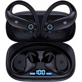 Resim Xindoker Kulaküstü Enc Çift Mikrofon Gürültü Engelleme Bluetooth Kulaklık, 7 Seviye Su Geçirmez, Dikey Şarjlı Powerbank İle Kablosuz Şarj 
