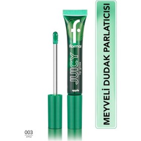 Resim Flormar Juicy Doğal Renk Veren Meyve Aromalı Nemlendirici Dudak Parlatıcısı 003 Apple 