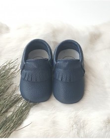 Resim Rocco Lacivert Deri Bebek Makoseni 