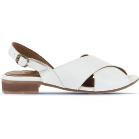 Resim Bueno Shoes Beyaz Deri Kadın Topuklu Sandalet 01WA6402 01WA6402 
