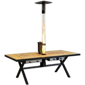 Resim Pelet Sobalı Mangallı Masa 