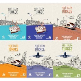 Resim Yunus Emre Yayınları Yedi Iklim Türkçe Öğreten Seti A1 A2 B1 B2 C1 C2 Seti ( 6 Kitap) (temel- Orta -ileri) 
