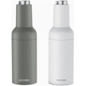 Resim Arendo Elektrikli Tuz ve Karabiber Değirmeni 2’li Set, Otomatik Eğim Sensörlü, Seramik Öğütücü 