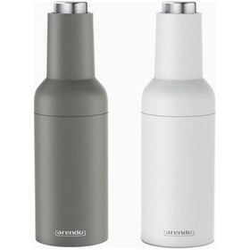 Resim Arendo Elektrikli Tuz ve Karabiber Değirmeni 2’li Set, Otomatik Eğim Sensörlü, Seramik Öğütücü 