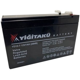 Resim Yiğit Akü Bakımsız Kuru Agm Akü Yd 12-7 12 Volt 7 Amper (ups) 