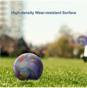 Resim Xindoker 5 Numara Erkek Futbol Topu Reflektif, Dayanıklı + Hava Pompa + İğne + Çanta Seti Pu + Kauçuk, Anti-skay, Esnek Çok Renkli 