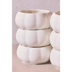 Resim Perotti Pumpkin 6'lı Çerezlik Sosluk Çok Amaçlı Ergonomik Tasarım Dekoratif Sosluk ve Kase 