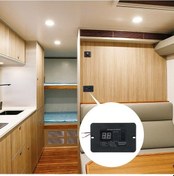 Resim Pazly Yüksek Hassasiyetli Karavan Propan Dedektörü - 85db Alarm, Hızlı Tespit, 12v Dc Siyah Siyah 