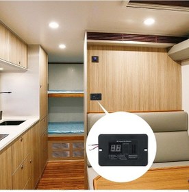 Resim Pazly Yüksek Hassasiyetli Karavan Propan Dedektörü - 85db Alarm, Hızlı Tespit, 12v Dc Siyah Siyah 