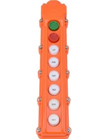 Resim Vinç Uzaktan Kumandası Kaldırma Anahtarı Basmalı Düğme Kutusu Kontrol Cihazı Yağmur Geçirmez 220v/500v Cob 63a 