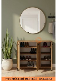 Resim Roma 3 Kapaklı Ayakkabılık Çok Amaçlı 3 Kapaklı Dolap 3 Raflı Çok Amaçlı Dolap Çam 