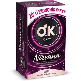 Resim Okey Nirvana Prezervatif 20'li 