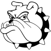 Resim Kıvırcıkyoga Sinirli Bulldog Sticker Oto Motor Laptop Duvar Folyo Sticker 30x30 cm 