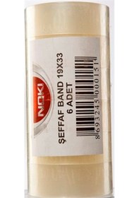 Resim Noki Şeffaf Bant 19 MM x 33 M 6'Lı 
