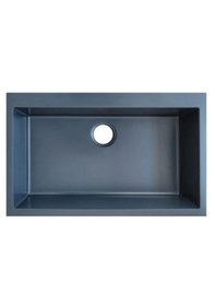 Resim Meyesin ME-78A Granit Tek Göz Mutfak Evye Antrasit 78 x 49 CM 