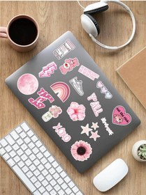 Resim - Vsco Pink Laptop Notebook Tablet Sticker Set 1 