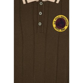 Resim U.s. Polo Assn. Erkek Çocuk Yeşil Kazak /triko 50315629-VR054 