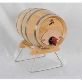 Resim Masifart Vakumlu Vitop Çam Şarap Fıçısı 5 Lt. 