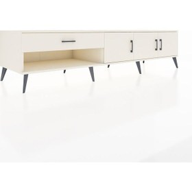 Resim Kronos Tv Ünitesi 2 Raflı Tek Çekmeceli 3 Kapaklı 220x59x51 Aytaşı-aytaşı Aytası/aytası - Aytası 