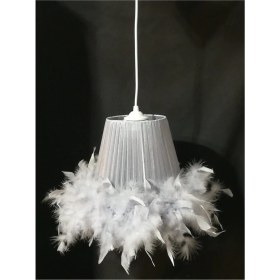 Resim Teknotrust Gri Tüylü Avize Çocuk Odası Yatak Odası Avizesi 