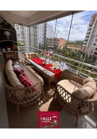 Resim Venedik Alüminyum Bahçe Balkon Köşe Takımı - Venedik Alüminyum Bahçe Balkon Köşe Takımı Tek Kişilik Salıncak Hediyesidir Açık Gri 