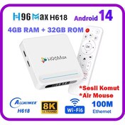 Resim H618 Plus 8k Android 14.0 Tv Box 4gb+32gb Medya Oynatıcı 