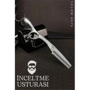 Resim Bx Feather Tip Jiletli Ustura Profesyonel Saç Sakal Inceltme Usturası 
