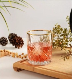 Resim 6'lı Kristal Meşrubat Bardağı 300 Ml Çok Renkli 