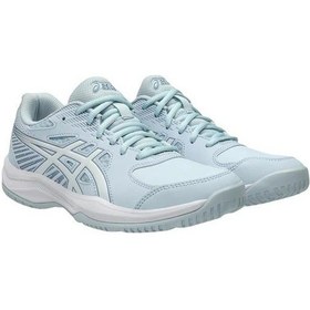 Resim Asics Court Slide 4 Kadın Mavi Tenis Ayakkabısı 
