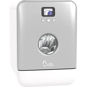 Resim Tezgah Üstü Mini Bulaşık Makinesi Karbeyaz Parlak Gümüş 