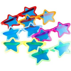 Resim Büyük Yıldız Parti Gözlüğü Karışık Renk 12 Adet 12+ 