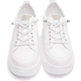 Resim Derinet Yüksek Taban Bağcıklı Kadın Sneaker 