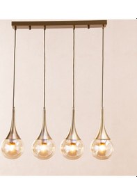 Resim Mudo Home Sophıe 4lü Gold Sıralı Sarkıt Altın 