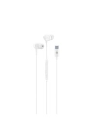 Resim Cellular Line CELLULARLINE MUSIC SOUND TYPE-C SİLİKONLU KABLOLU KULAKLIK - BEYAZ 