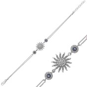 Resim Silver Sun Women's Bracelet 