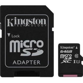 Resim Kingston Kıngston 64gb Mıcro Sdxc Canvas Cl10 Sdcs/64gb 