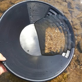 Resim Yuvarlak Plastik Altın Panning Tabakası | Kum Altın Ayrma Yıkama Havuzu | Profesyonel Altın Turna Aracı | Açık Altın Arama Ekipmanı | Hafif Tasarım 