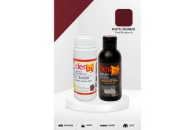 Resim Derby Special Deri Boyası ve Cilası - 2'li Set / Mont - Eşya - Çanta - Cüzdan - Kemer 100 ml - Kartela Renkleri 