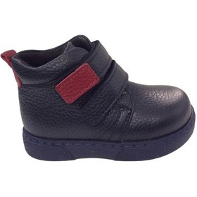 Resim Ortopedikal 1001 Ridente K.lacivert-kırmızı Bebe Erkek Çocuk Bot % 100 Deri Cırtlı K.lacivert-kırmızı 